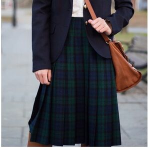 PENDLETON BLACK WATCH TARTAN PLEATED PLAID SKIRT